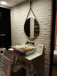 mattoncino bianco bagno