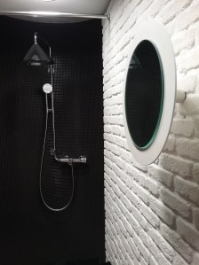 Mattoncini bagno, Bagno rivestito mattoncini, Parete bagno mattoni, Roma, pietra ricostruita per interni, in bagno, 