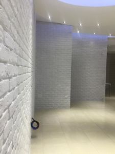 mattone bianco prospettiva