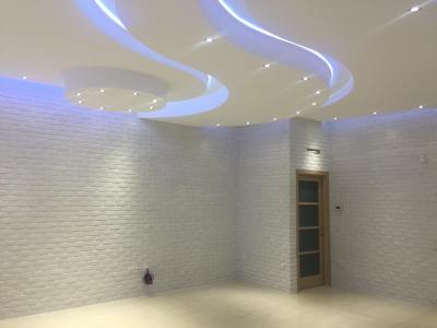 salone mattone bianco