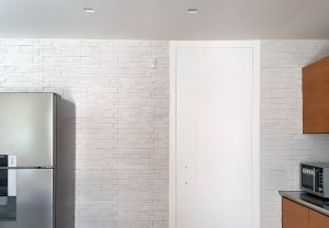 In cucina come nel soggiorno...